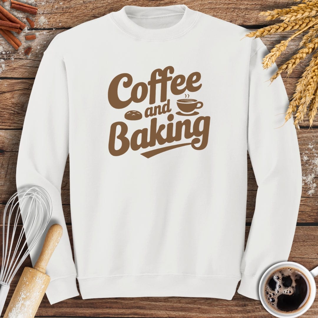 Coffee and Baking Sweatshirt Baking Threads