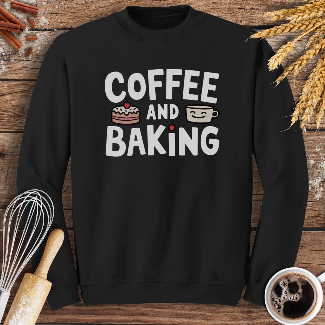 Coffee and Baking Sweatshirt Baking Threads
