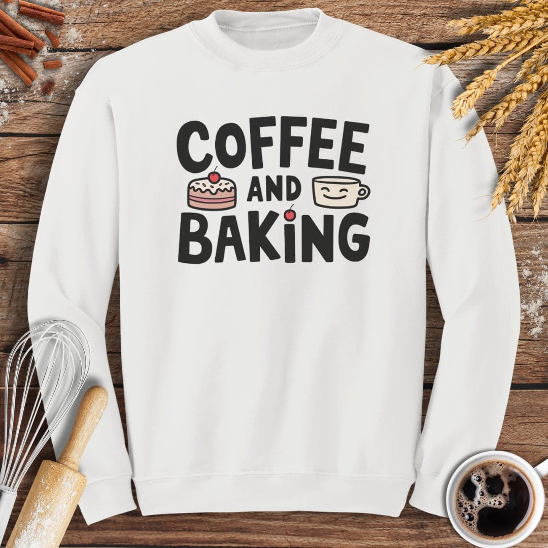 Coffee and Baking Sweatshirt Baking Threads