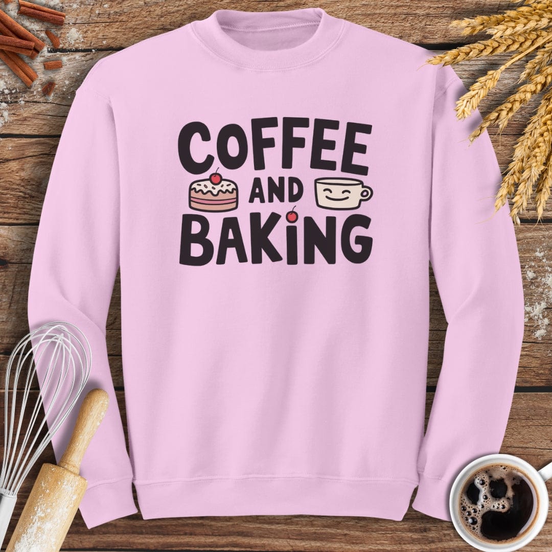 Coffee and Baking Sweatshirt Baking Threads