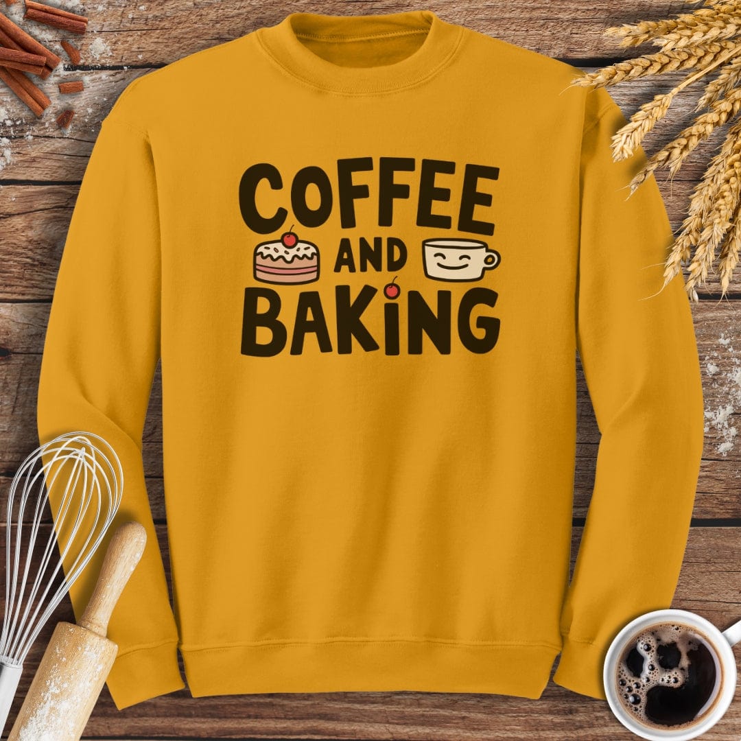 Coffee and Baking Sweatshirt Baking Threads