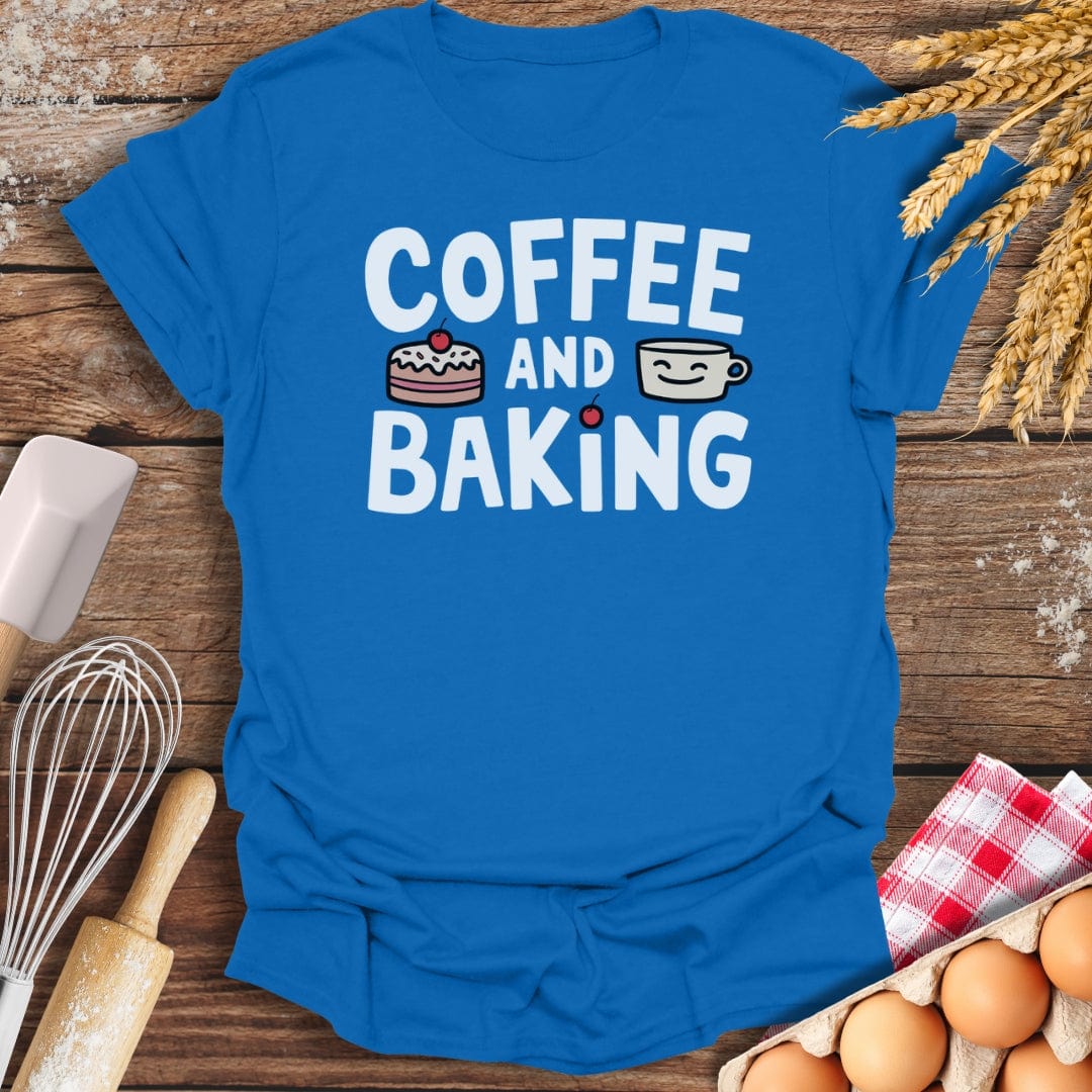 Coffee and Baking T-Shirt Royal / S Baking Threads