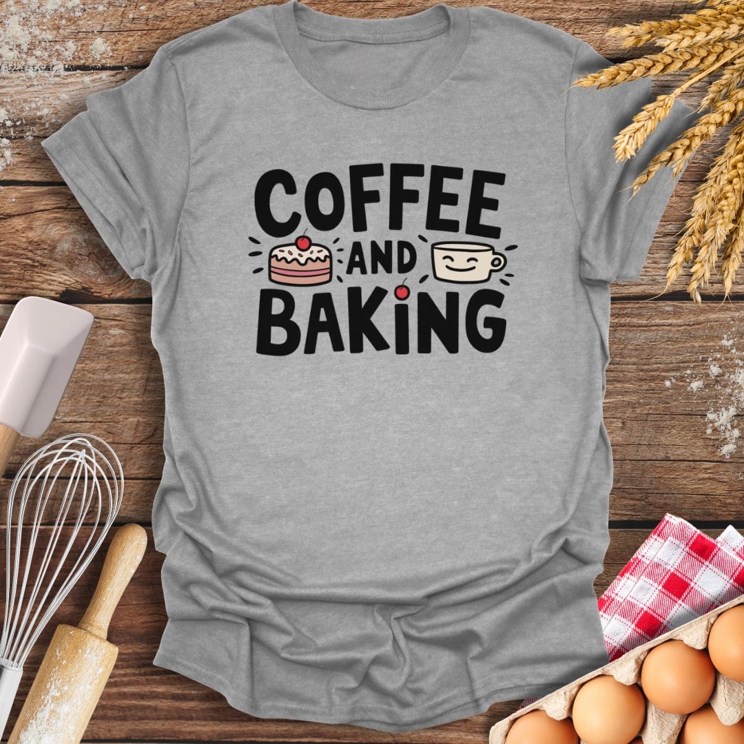 Coffee and Baking T-Shirt Sport Grey / S Baking Threads