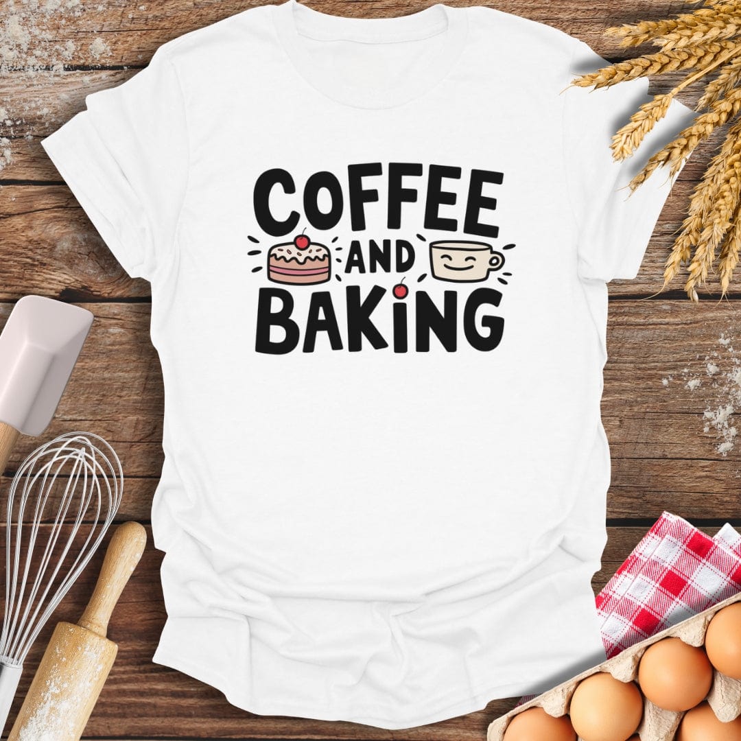 Coffee and Baking T-Shirt White / S Baking Threads