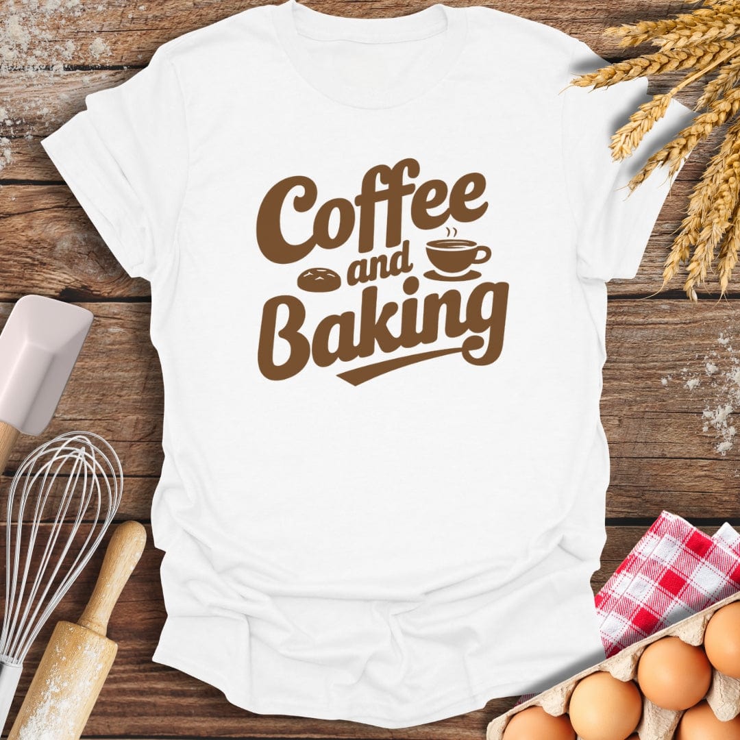 Coffee and Baking T-Shirt White / S Baking Threads