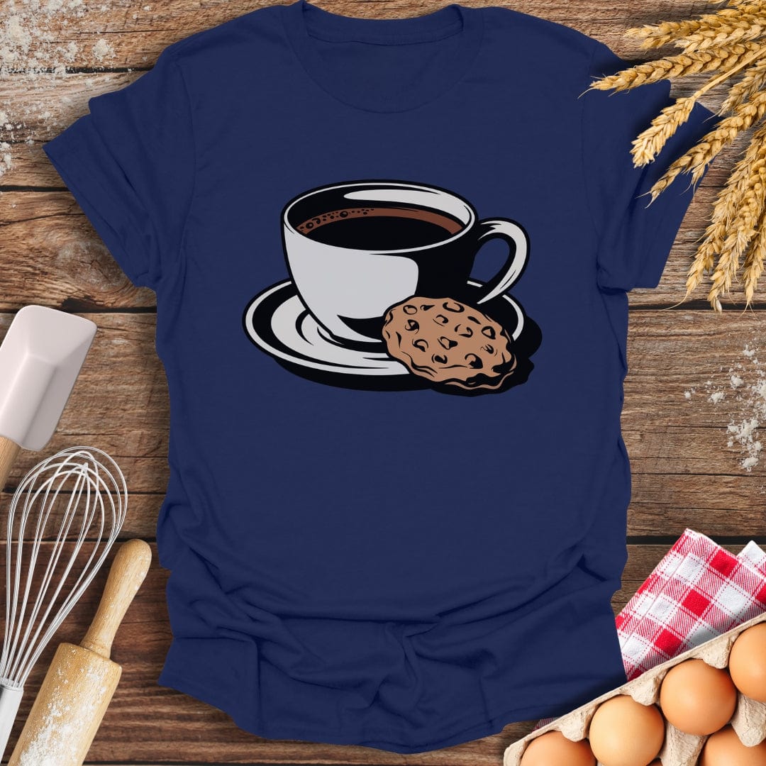 Coffee Cookie T-Shirt Navy / S Baking Threads