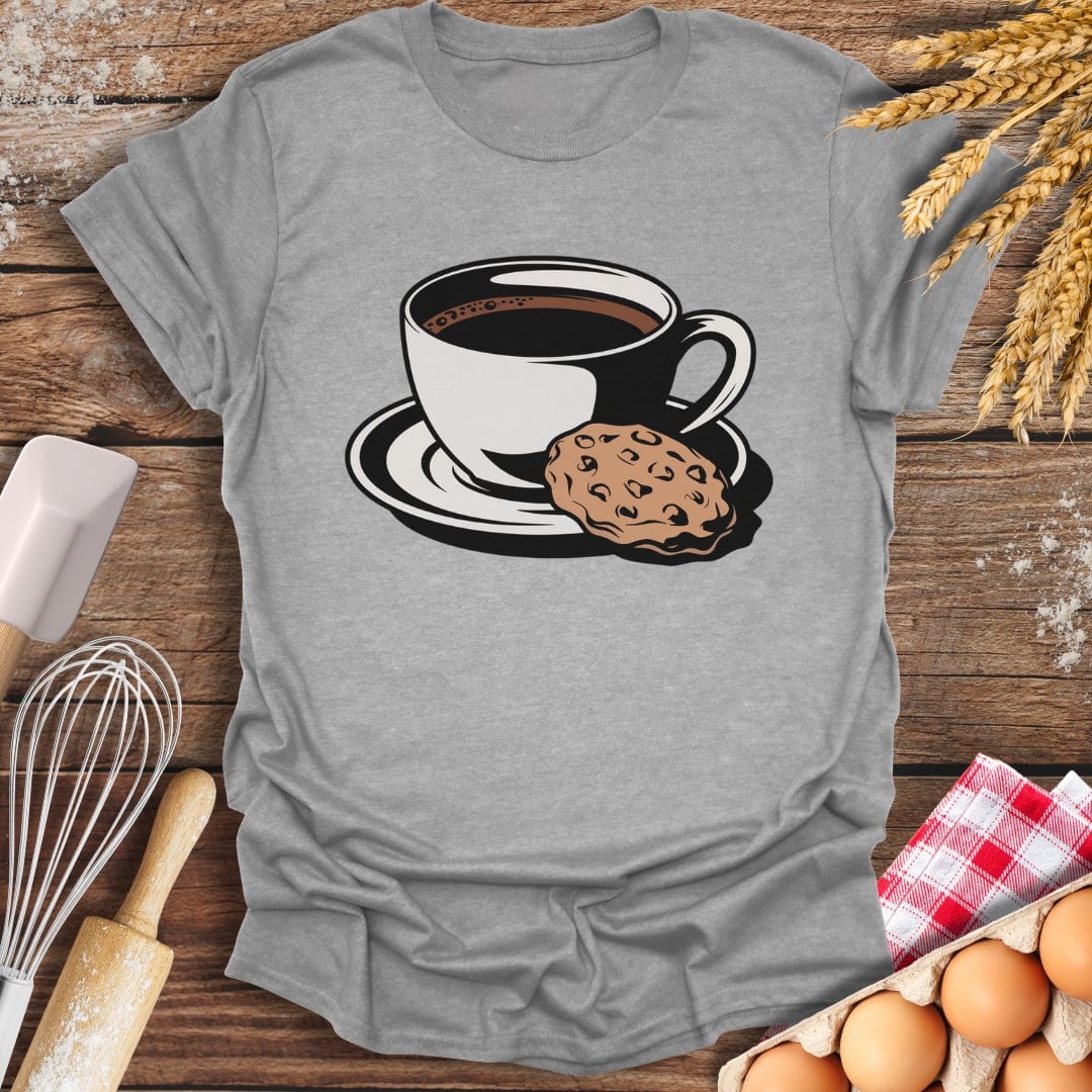 Coffee Cookie T-Shirt Sport Grey / S Baking Threads