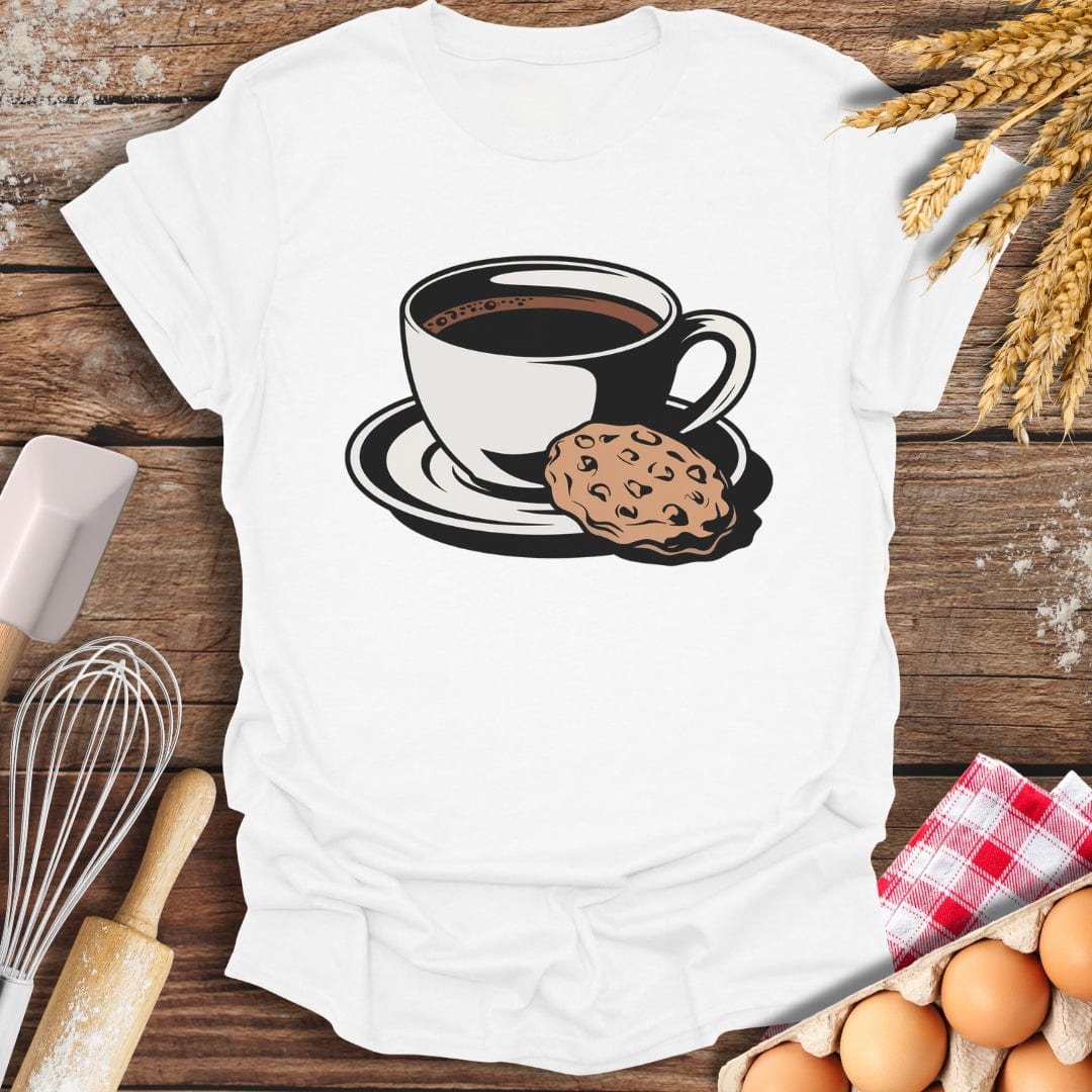 Coffee Cookie T-Shirt White / S Baking Threads