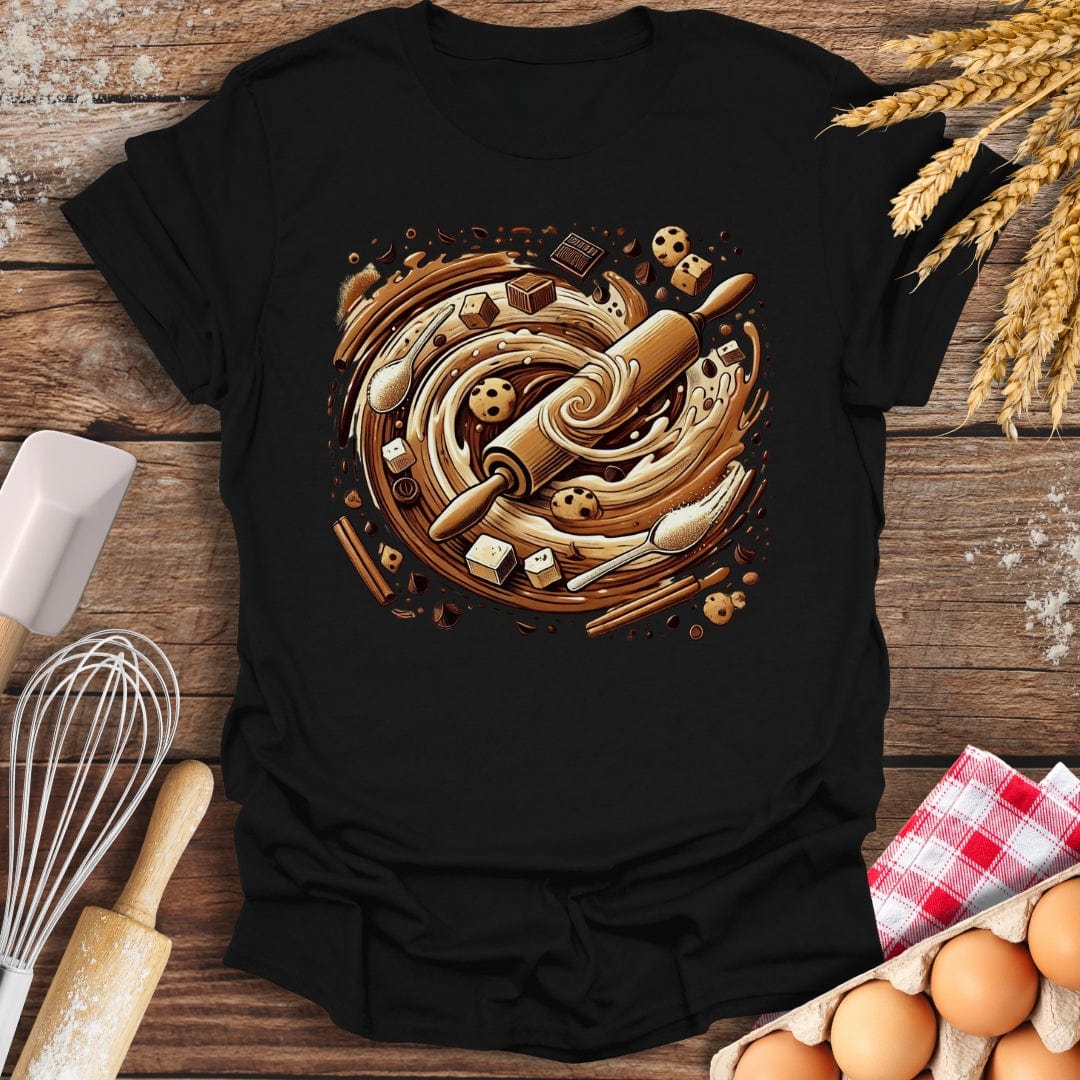 Cookie Chaos T-Shirt Black / S Baking Threads