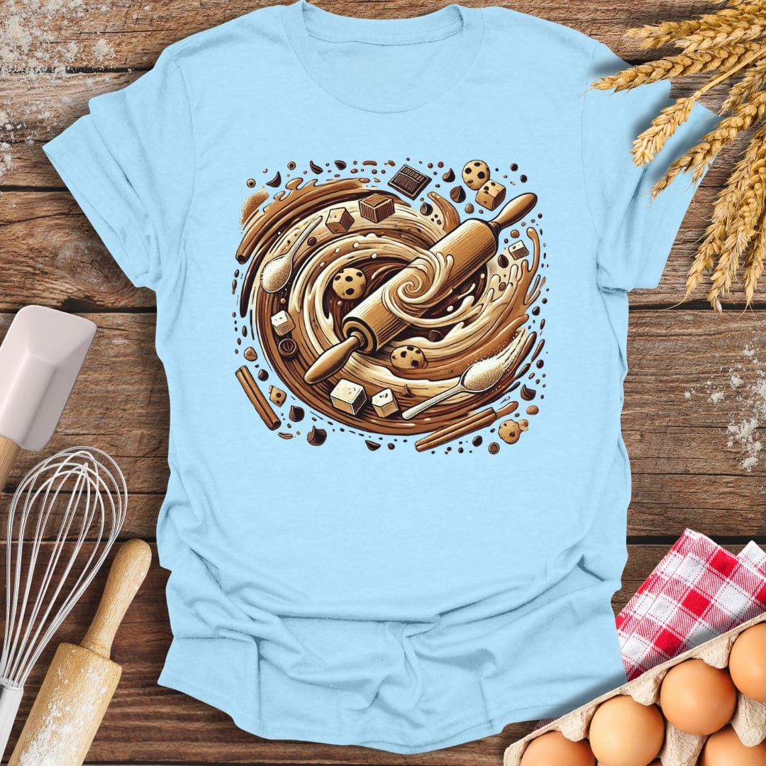 Cookie Chaos T-Shirt Light Blue / S Baking Threads