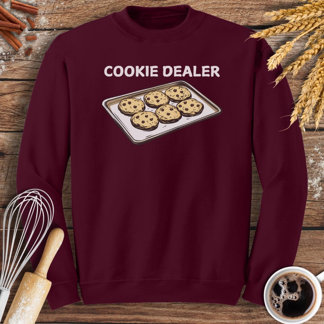 Cookie Dealer Sweatshirt Maroon / S Baking Threads