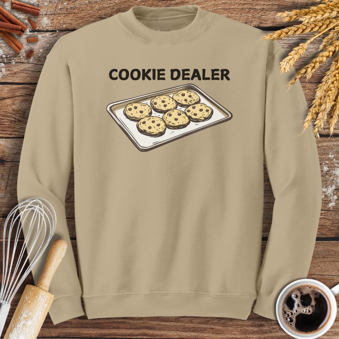 Cookie Dealer Sweatshirt Sand / S Baking Threads