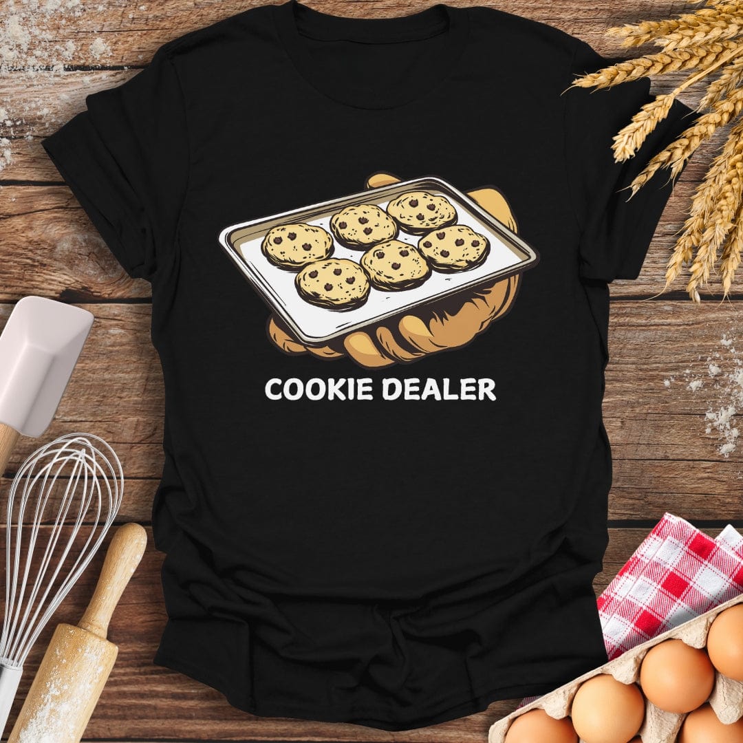 Cookie Dealer T-Shirt Black / S Baking Threads