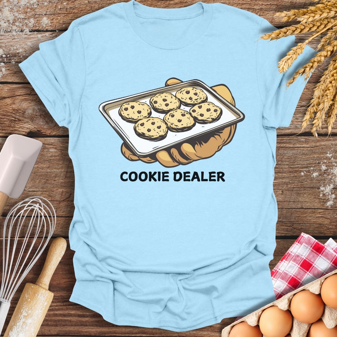 Cookie Dealer T-Shirt Light Blue / S Baking Threads