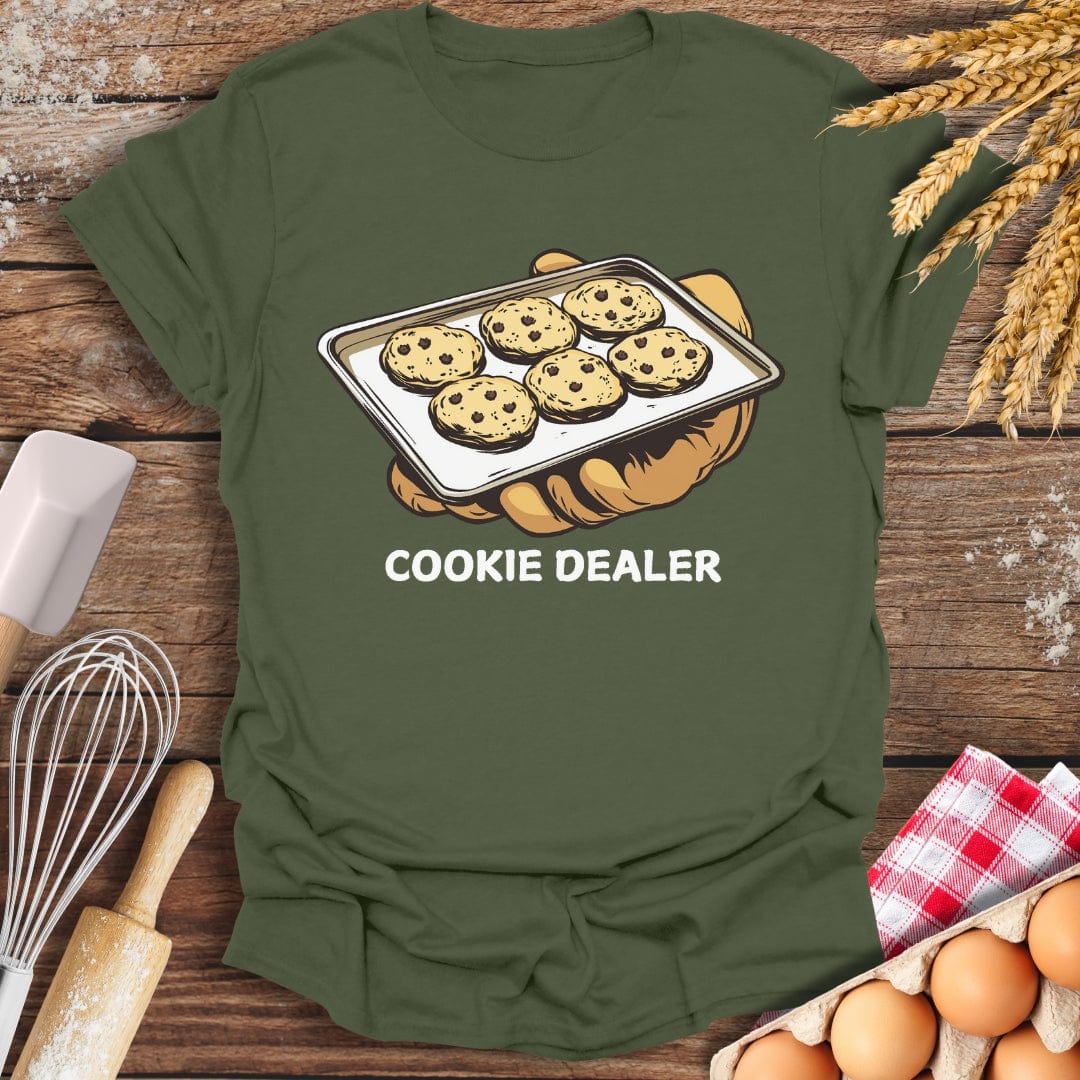 Cookie Dealer T-Shirt Military Green / S Baking Threads