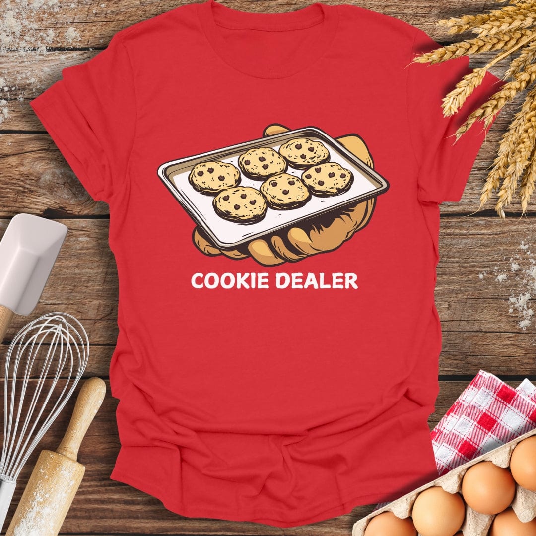 Cookie Dealer T-Shirt Red / S Baking Threads