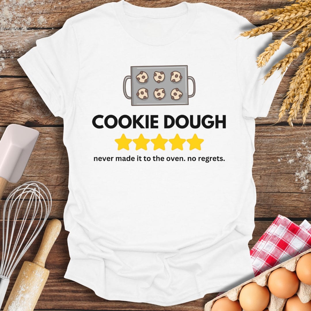 Cookie Dough: 5 Star Review T-Shirt White / S Baking Threads