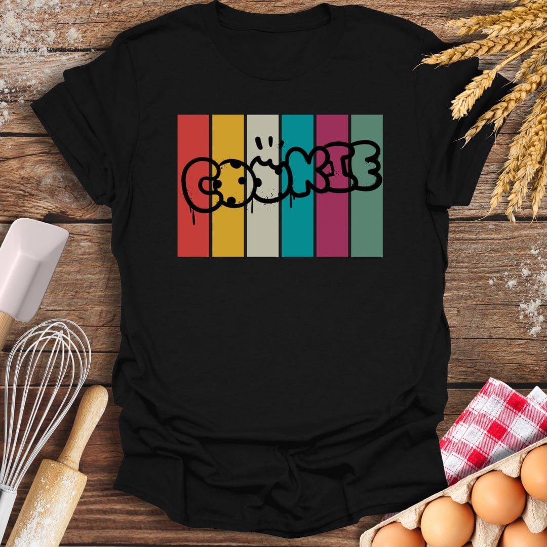 Cookie Graffiti T-Shirt Black / S Baking Threads