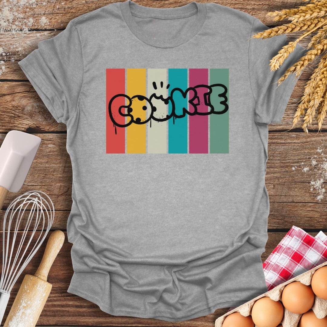 Cookie Graffiti T-Shirt Sport Grey / S Baking Threads