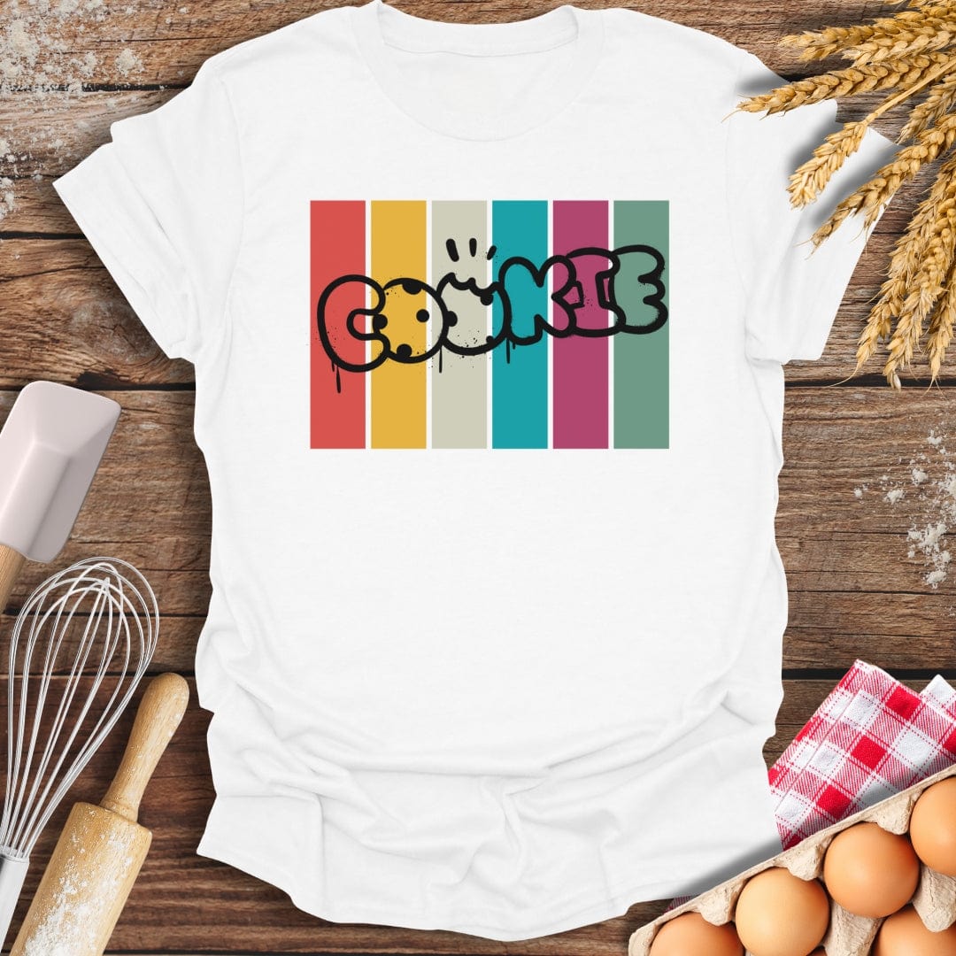Cookie Graffiti T-Shirt White / S Baking Threads