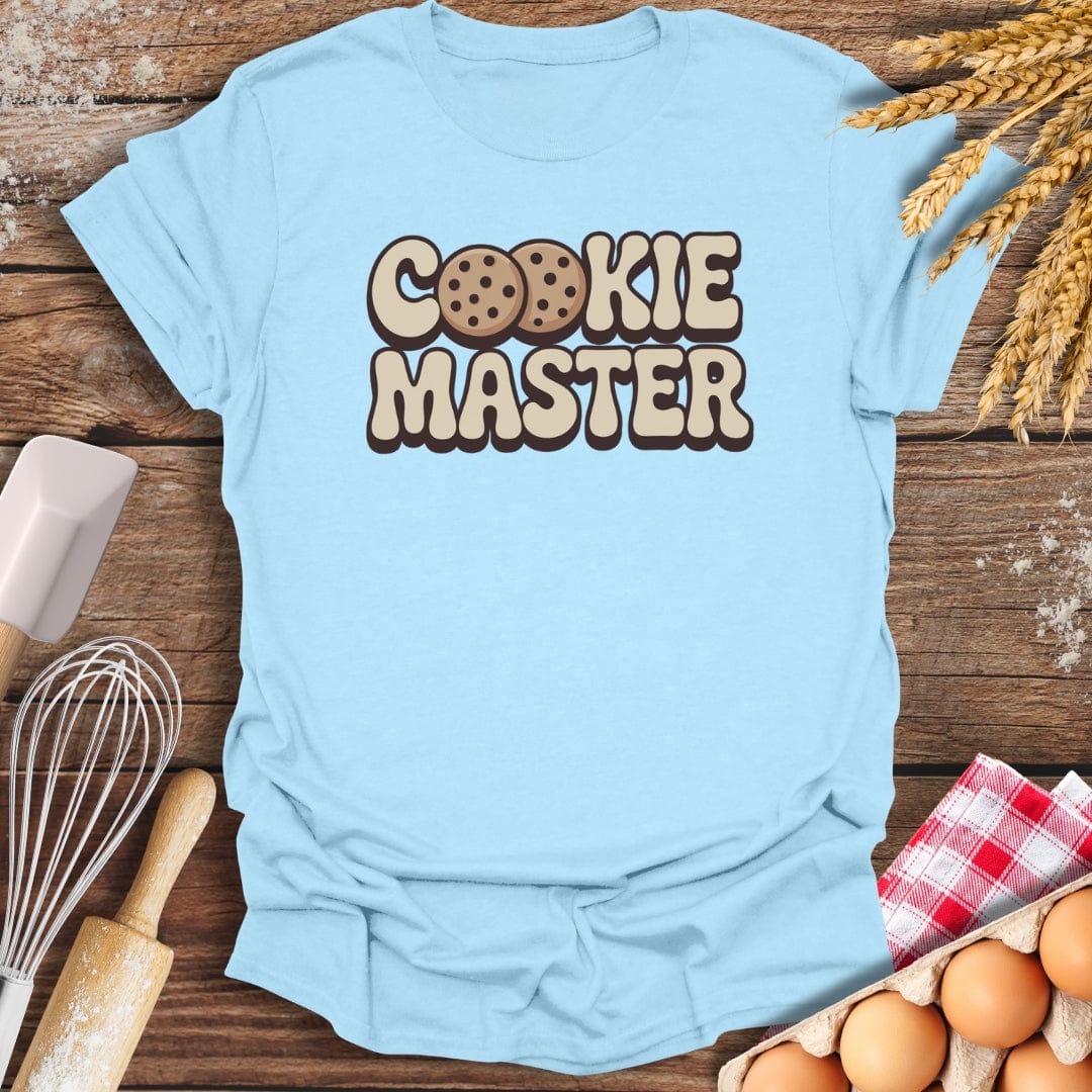 Cookie Master T-Shirt Light Blue / S Baking Threads