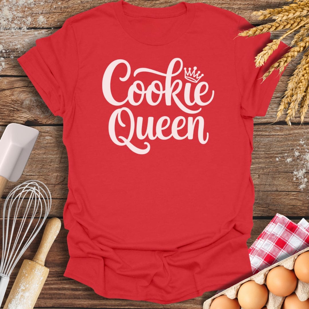 Cookie Queen T-Shirt Red / S Baking Threads
