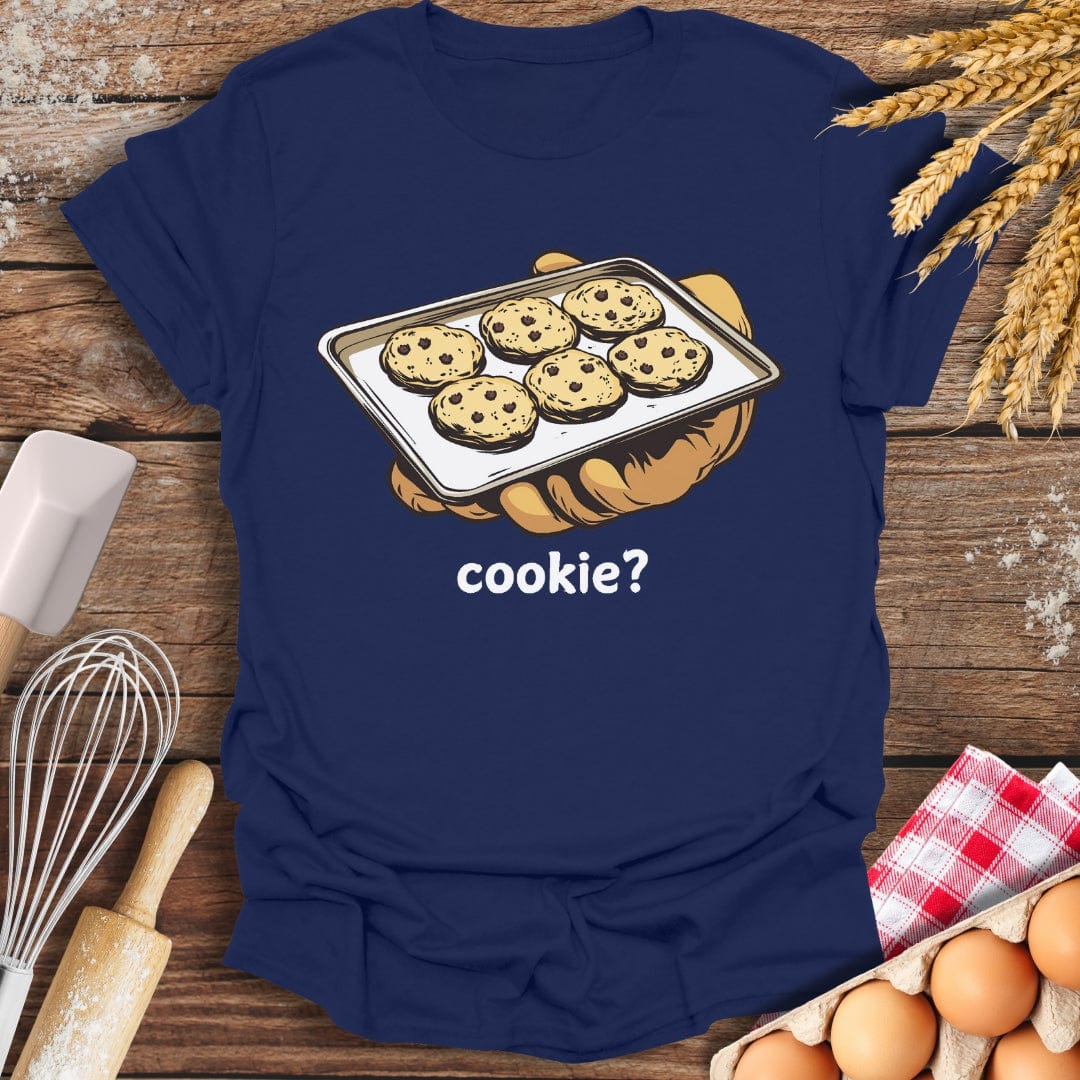 cookie? T-Shirt Navy / S Baking Threads