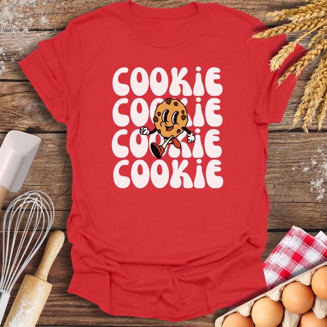 Cookie T-Shirt Red / S Baking Threads