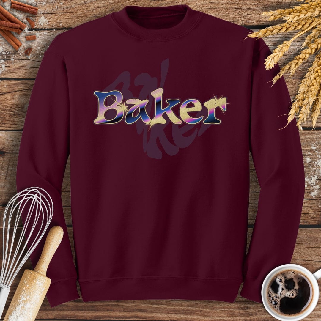 Cosmic Baker Sweatshirt Baking Threads