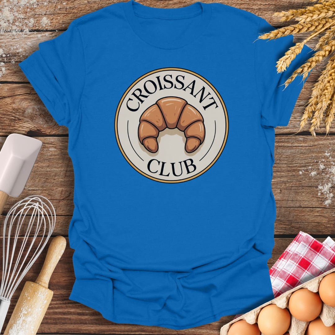 Croissant Club T-Shirt Royal / S Baking Threads