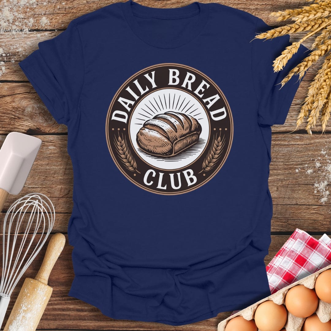 Daily Bread Club T-Shirt Navy / S Baking Threads