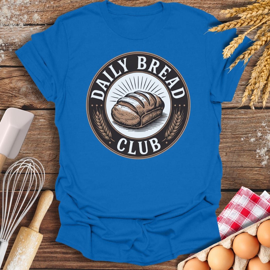 Daily Bread Club T-Shirt Royal / S Baking Threads