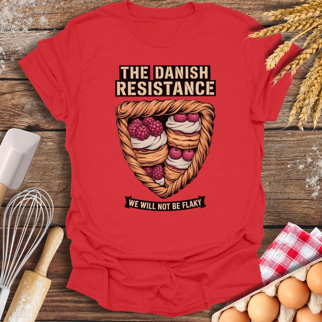 Danish Resistance T-Shirt Red / S Baking Threads