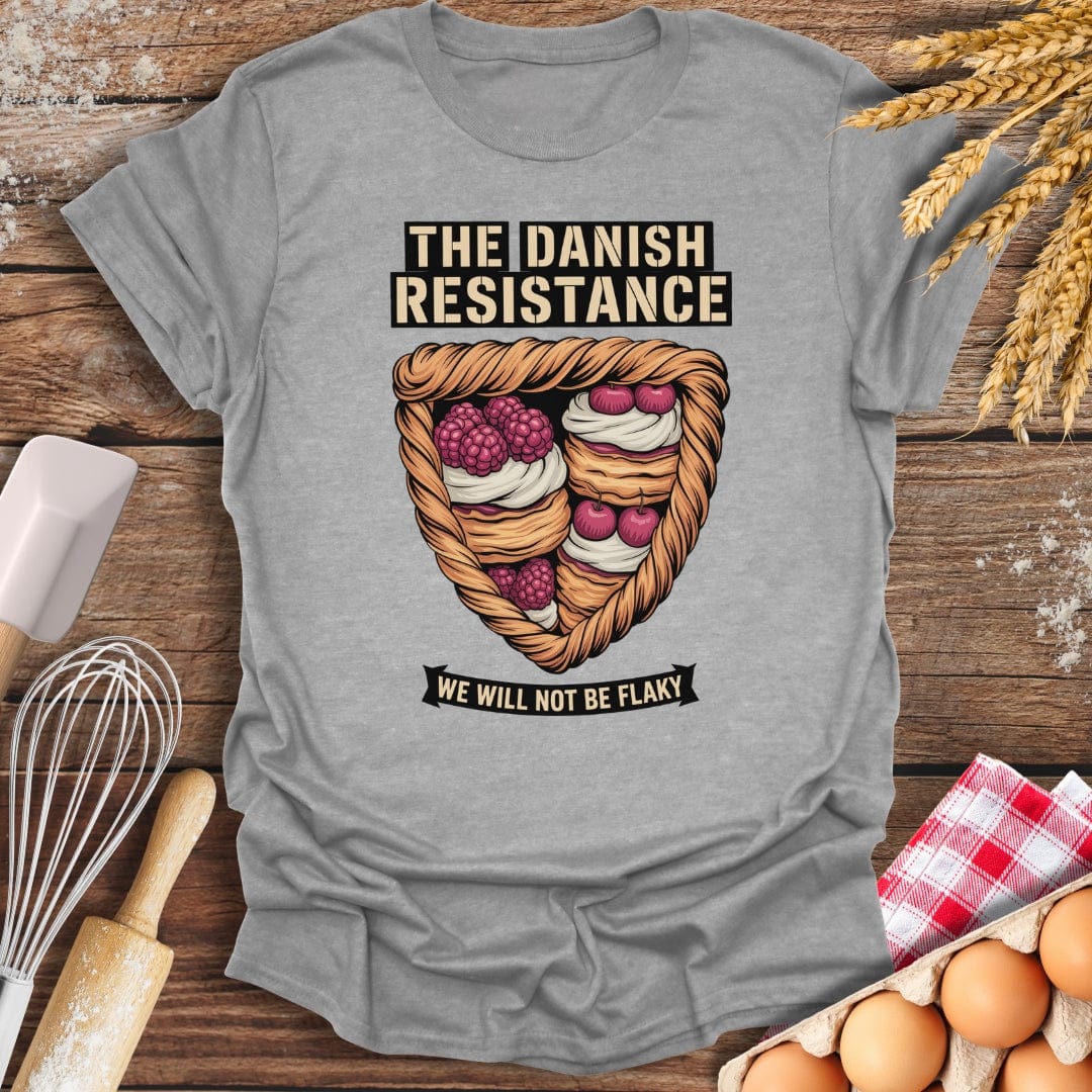 Danish Resistance T-Shirt Sport Grey / S Baking Threads