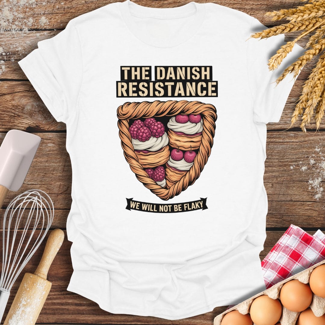 Danish Resistance T-Shirt White / S Baking Threads