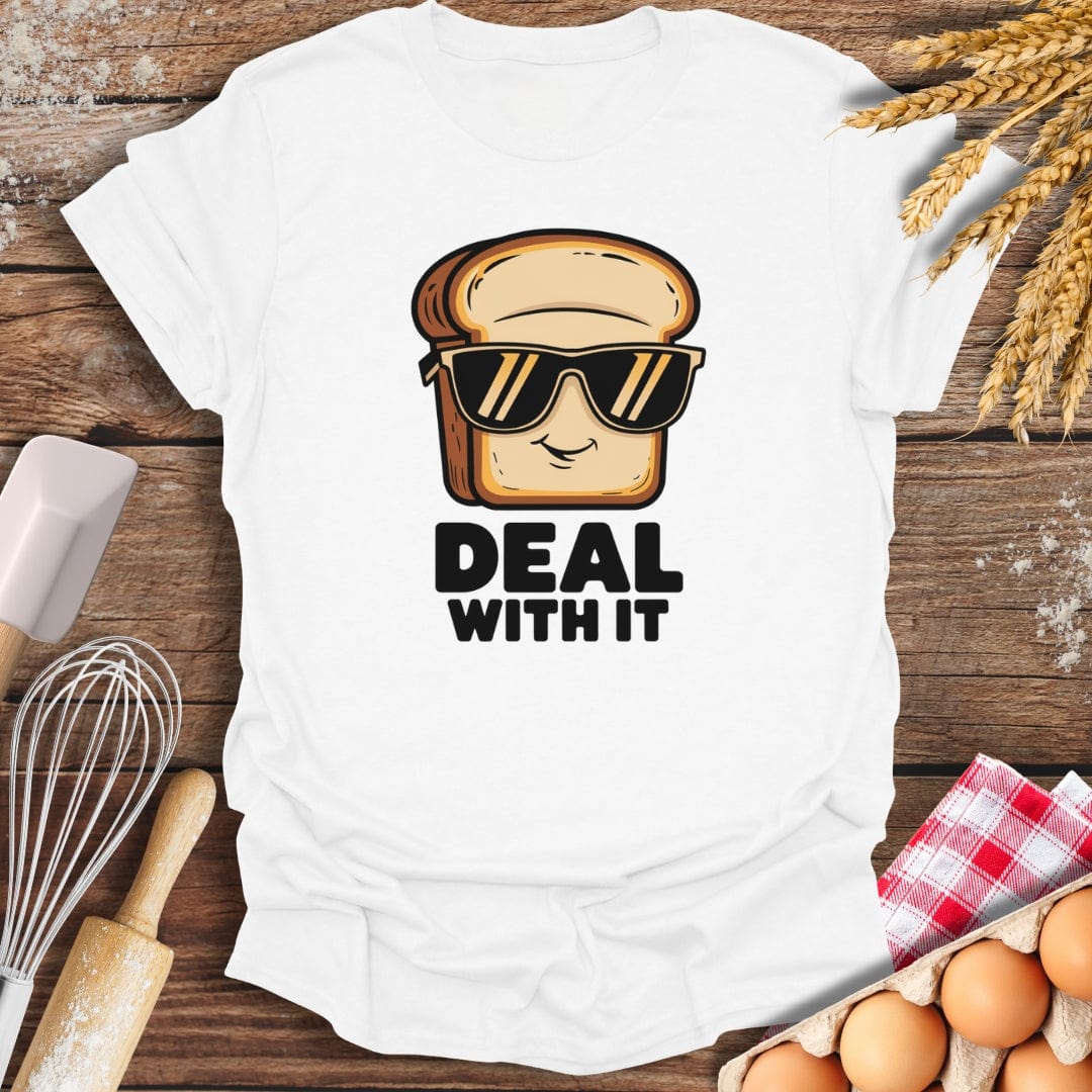 Deal With It T-Shirt White / S Baking Threads