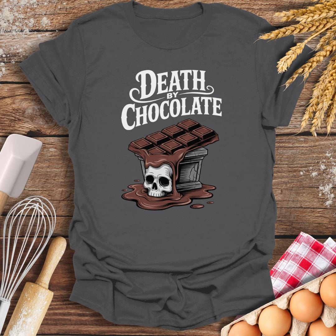 Death By Chocolate T-Shirt Charcoal / S Baking Threads