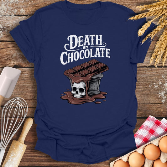Death By Chocolate T-Shirt Navy / S Baking Threads