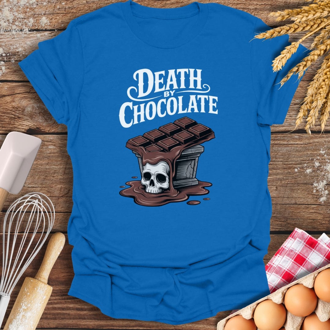 Death By Chocolate T-Shirt Royal / S Baking Threads