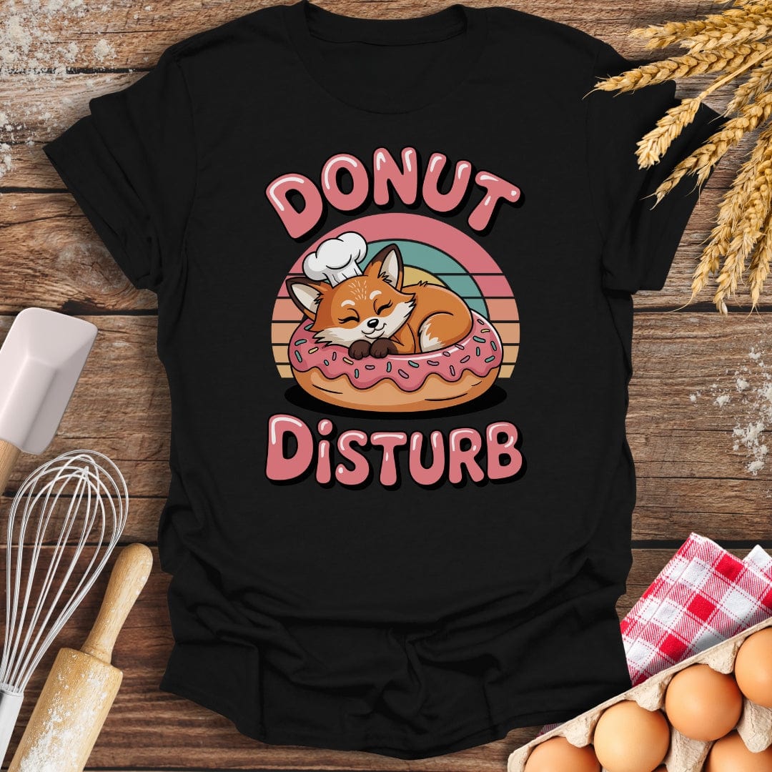 Donut Disturb T-Shirt Black / S Baking Threads