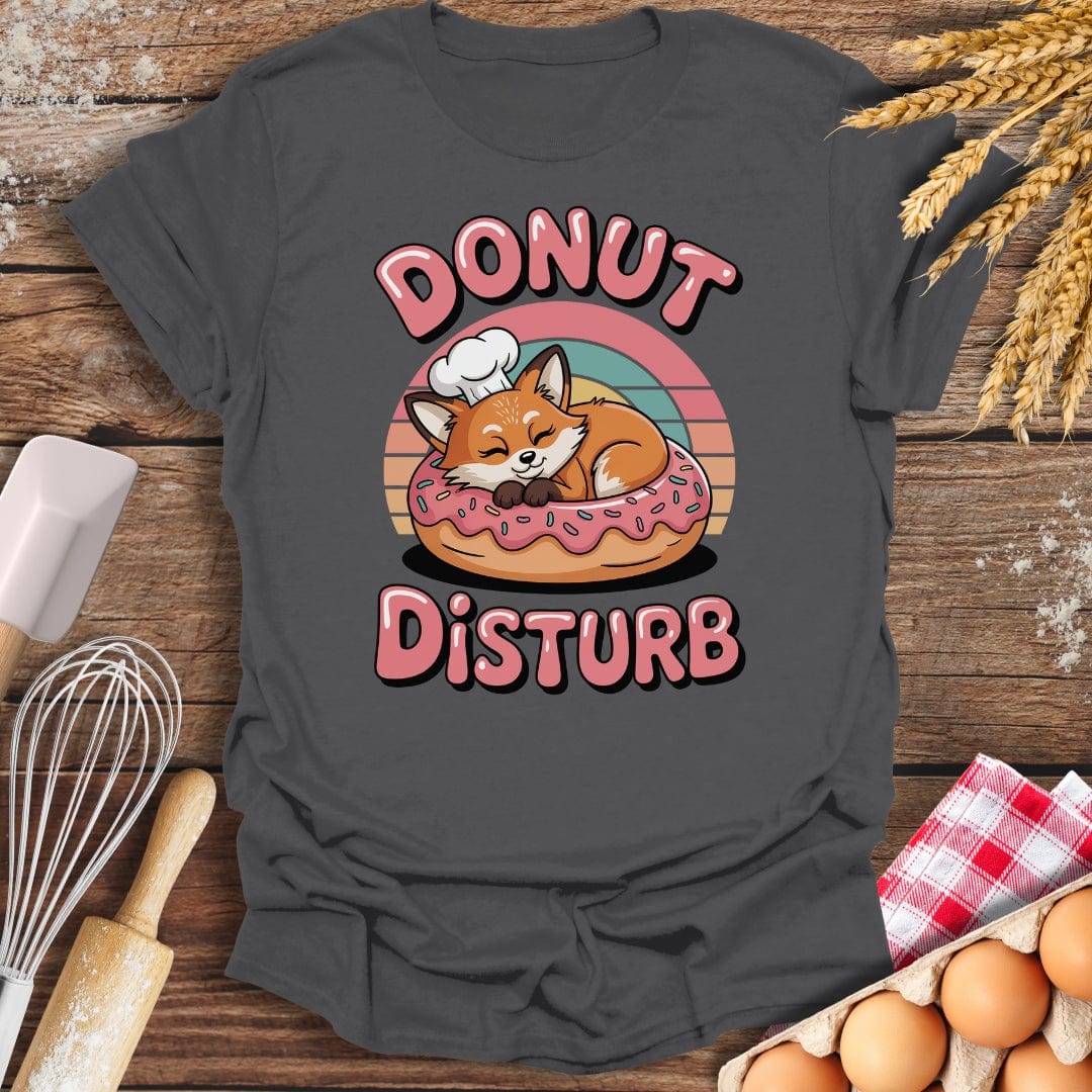Donut Disturb T-Shirt Charcoal / S Baking Threads