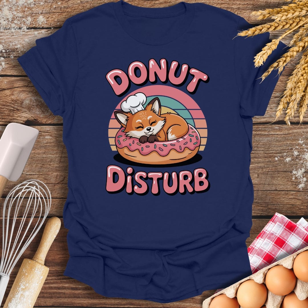 Donut Disturb T-Shirt Navy / S Baking Threads