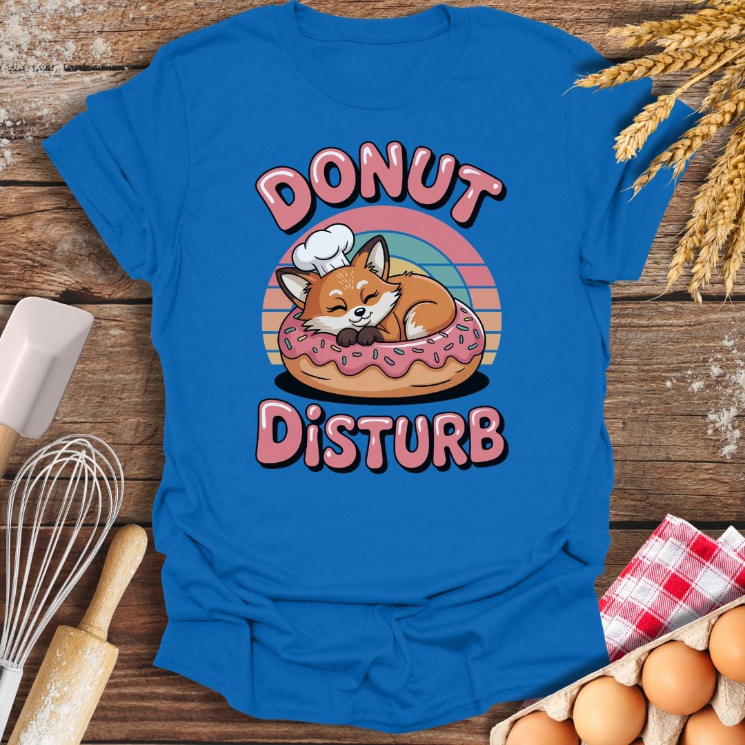 Donut Disturb T-Shirt Royal / S Baking Threads