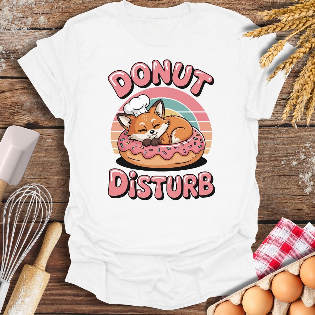 Donut Disturb T-Shirt White / S Baking Threads