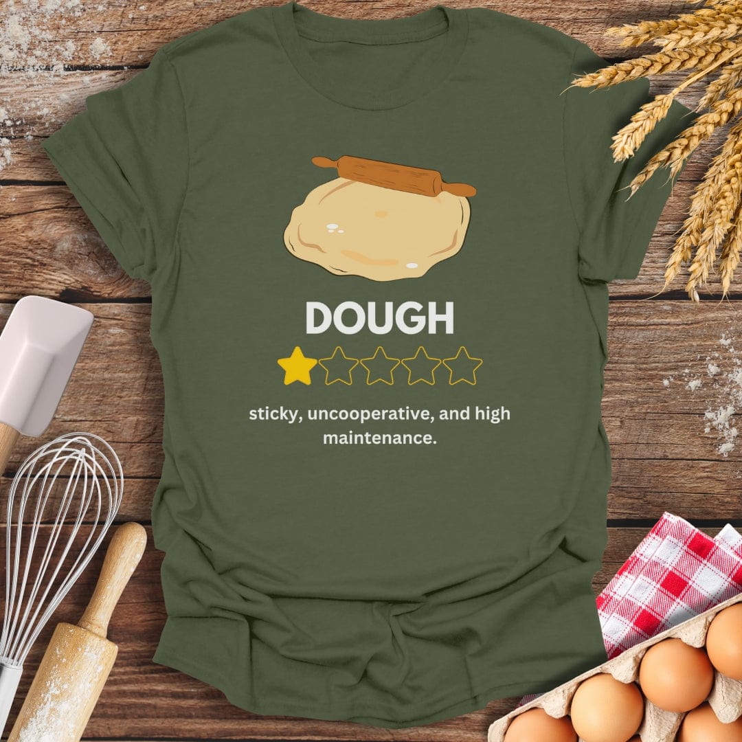 Dough: 1 Star Review T-Shirt Military Green / S Baking Threads