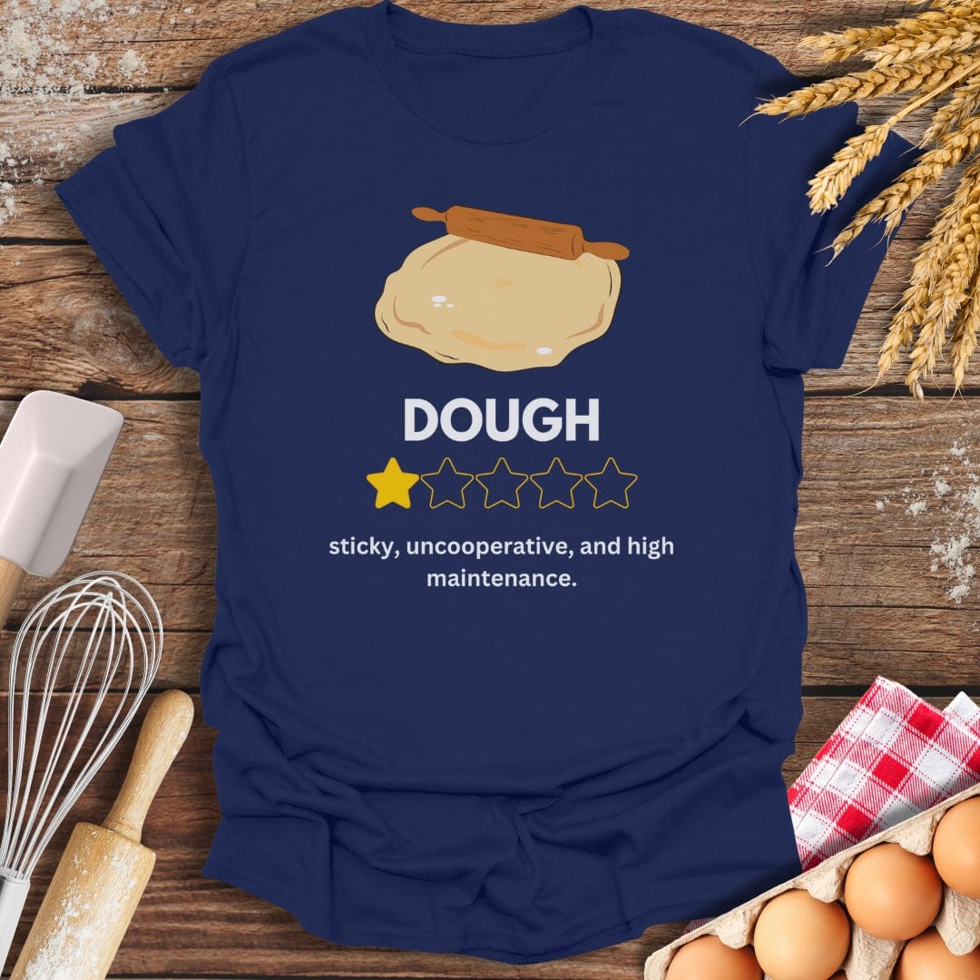 Dough: 1 Star Review T-Shirt Navy / S Baking Threads