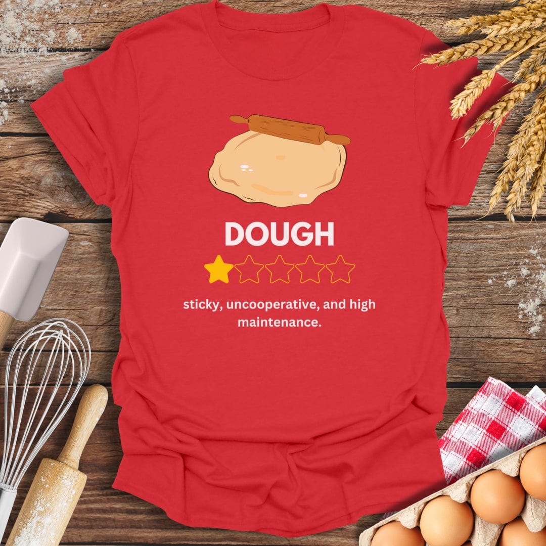 Dough: 1 Star Review T-Shirt Red / S Baking Threads