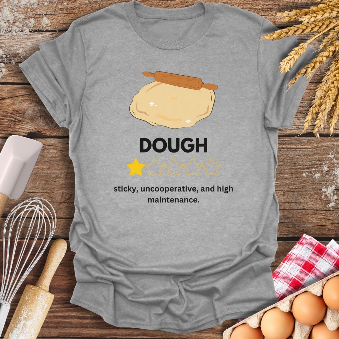 Dough: 1 Star Review T-Shirt Sport Grey / S Baking Threads