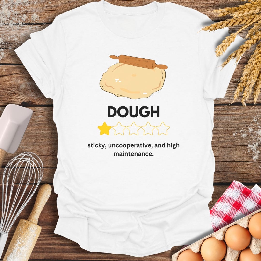 Dough: 1 Star Review T-Shirt White / S Baking Threads