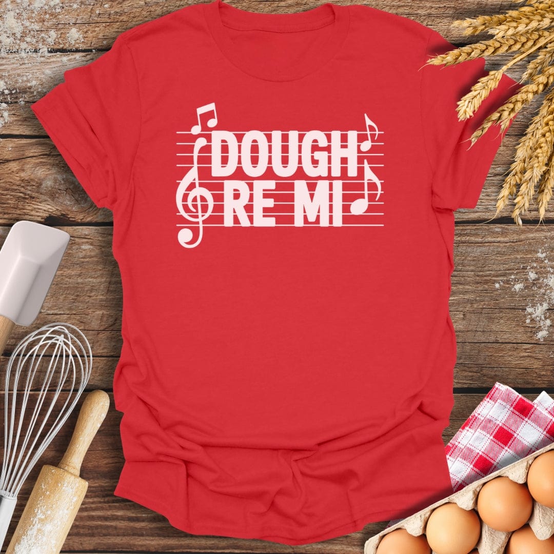 Dough Re Mi T-Shirt Red / S Baking Threads